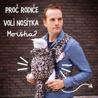 🤱 Proč rodiče volí nosítka Moisha? Miminko potřebuje blízkost, lásku a pocit bezpečí. ❤️ Nošení v nosítku mu dává přesně...