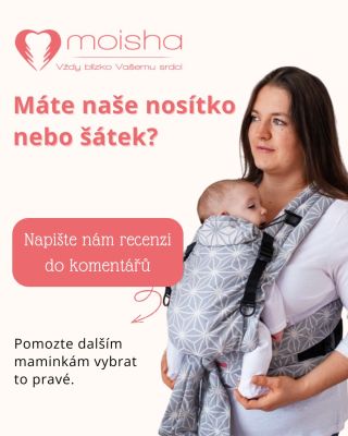 💗 Máte doma nosítko nebo šátek Moisha? Budeme moc rádi, když se s námi i ostatními maminkami podělíte o svou zkušenost 🌸 👉...